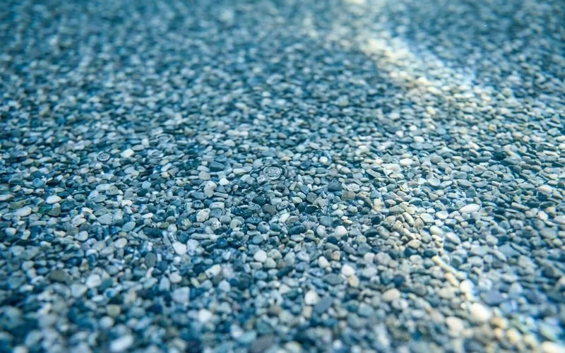 Close-up Pebble Sheen texture showing smaller polished aggregate