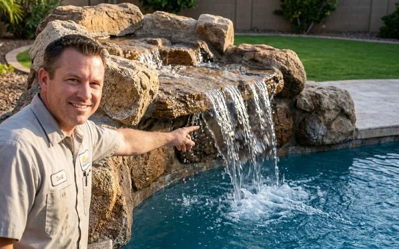 Completed waterfall restoration at mid-range cost