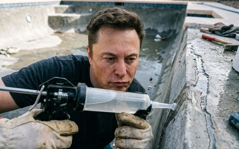 Epoxy crack injection detail