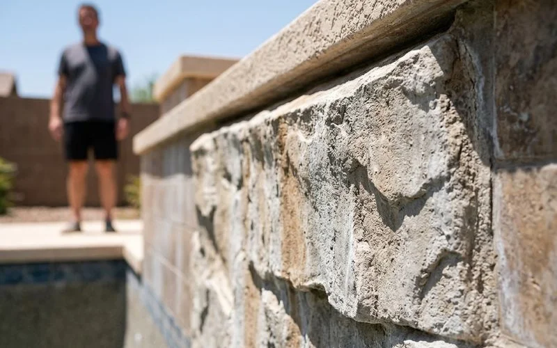 Faded waterfall staining from Phoenix UV