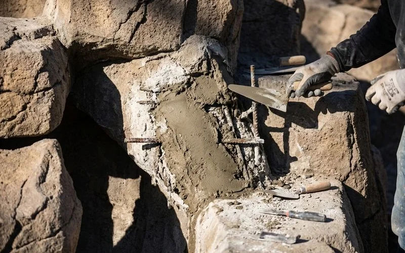 Structural reinforcement step of restoration