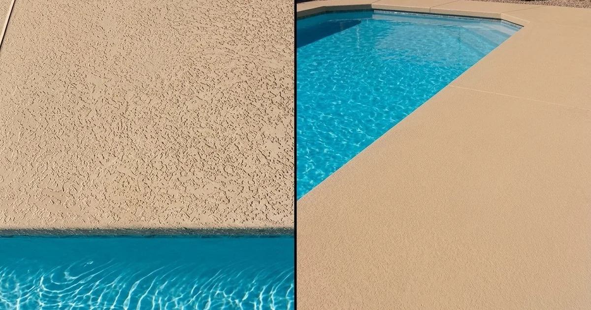 Acrylic Lace vs Cool Deck side-by-side comparison