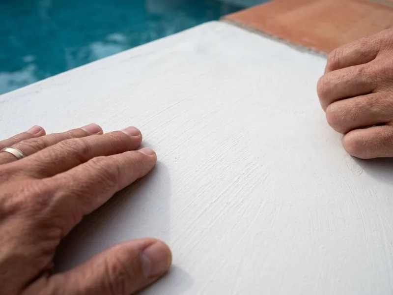 Pool Plaster Resurfacing detail