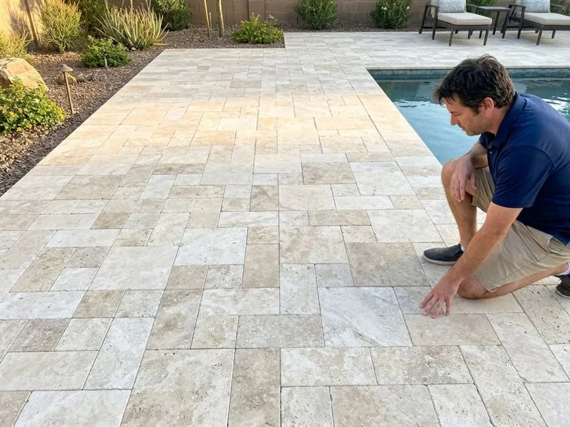 Pavers & Travertine project 2