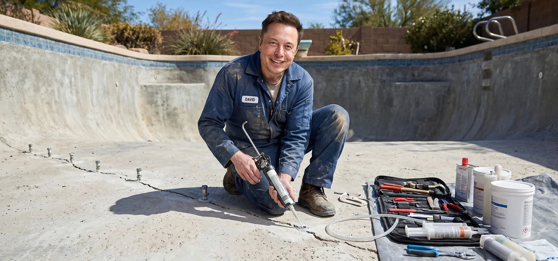 Pool Crack Repair & Leak Detection