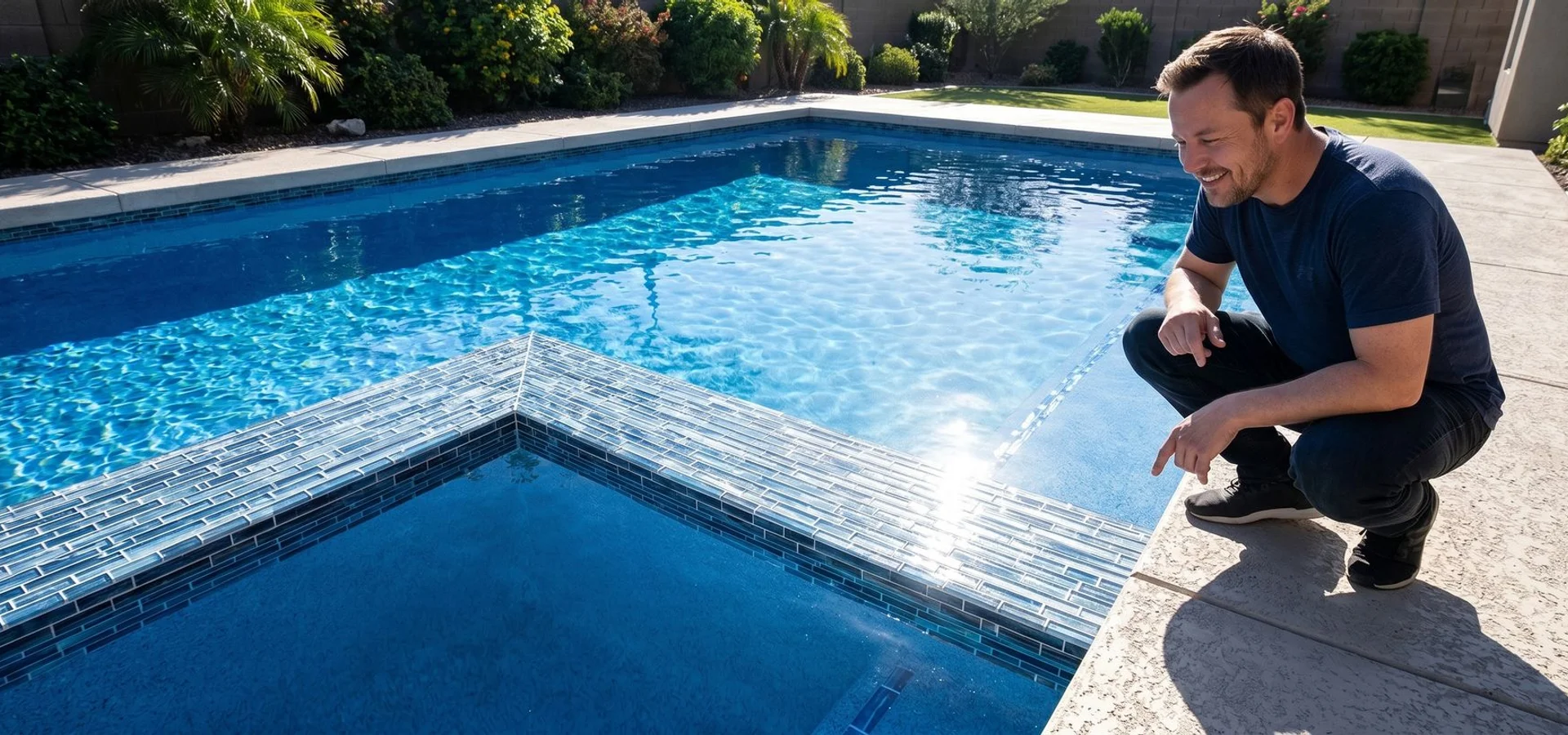 Pool Tile & Waterline Tile Replacement