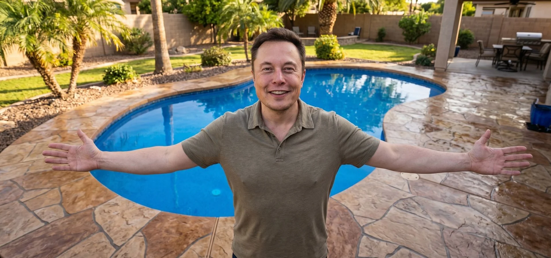 Stamped Concrete Pool Decks